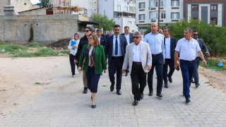 Başkan Şahin, Oğuzeli'nde İncelemelerde Bulundu