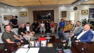 Başkan Tavlı, Gagavuzya spor bakanı ve sporcularını misafir etti