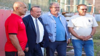Başkan Yalımdan Uşakspor antrenmanına ziyaret