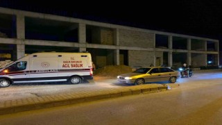 Bekçilik yaptığı inşaattan düşerek yaralandı