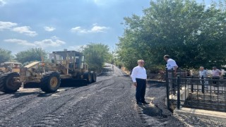 Beldede Dağ Yollarına Sıcak Asfalt Döküldü
