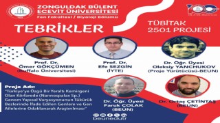 BEUN Fen Fakültesi Biyoloji Bölümü Öğretim Elemanlarının projesine TÜBİTAKtan destek