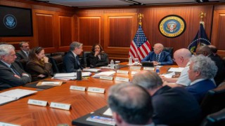 Biden ve Harris, ulusal güvenlik ekibiyle Orta Doğudaki durumu değerlendirdi