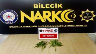 Bilecikte yakalanan şüphelinin üzerinde uyuşturucu madde ele geçirildi