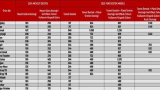 Bitkisel üretim yapan ÇKSye kayıtlı tüm üreticiler destek alacak