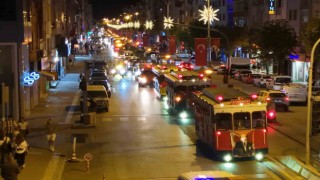 Bozüyükte 30 Ağustos Zafer Bayramı araç konvoyu ile kutlandı