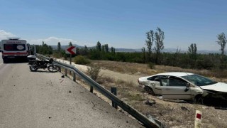 Burdur-Fethiye karayolunda kontrolden çıkan otomobil şarampole düştü: 4 yaralı