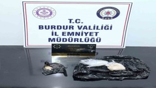 Burdurda durdurulan araçtan uyuşturucu çıktı