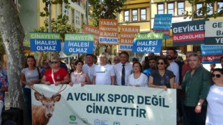 Bursada STKlardan avcılık ihalesine tepki