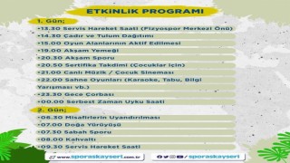 Büyükşehir Spor A.Ş.nin doğa kamplarında yeni hafta kayıtları sürüyor