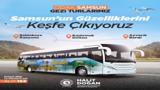 Büyükşehirden “Odak Samsun” turizm otobüsleri