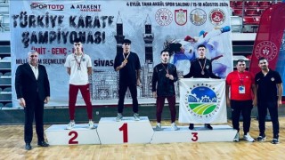 Büyükşehirli karateciler yine podyumda