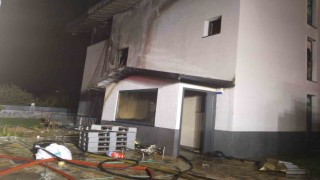 Çekmeköyde lüks villa alev alev yandı