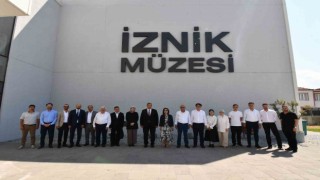 Çinli heyet resmi ziyaret sebebiyle İznikte