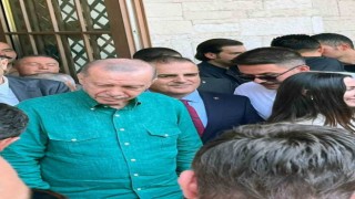 Cumhurbaşkanı Erdoğan Cuma Namazını Okluk Millet Camiinde kıldı