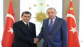 Cumhurbaşkanı Erdoğan, Türkmenistan Dışişleri Bakanı Meredovu kabul etti