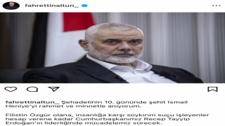 Cumhurbaşkanlığı İletişim Başkanı Altundan İsmail Heniyye paylaşımı