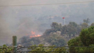 Dağ taş yandı, Türk bayrağı alevlerden korundu