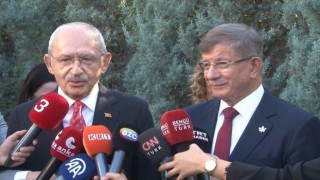 Davutoğlundan Kılıçdaroğluna ziyaret