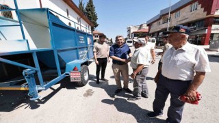 Denizli Büyükşehirden üreticiye ekipman desteği