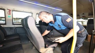 Denizlide öğrenci servisi denetimleri okullar açılmadan başladı