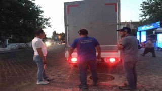 Didimde su ürünleri nakil araçları denetlendi