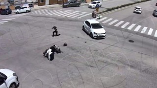 Dikkatsizliğin neden olduğu kazalar kamerada