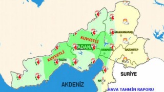 Doğu Akdenizde kuvvetli yağış uyarısı
