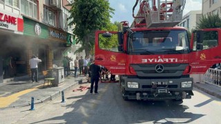Dönercide çıkan yangın paniğe neden oldu