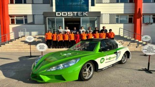 DOSTEK Kolejinin elektrikli aracı Teknofestte Türkiye 1. oldu