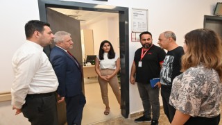 Dr Yavuzyılmaz Toprakkale'de hastane Sumbas'ta Hastane inşaatını ziyaret etti