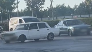 Drift yaptı, yakalandı