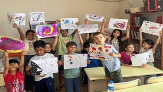 Efeler Belediyesinden çocuklara sanat atölyesi