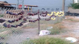 Elazığda kurutmalıklar sokakların süsü oldu