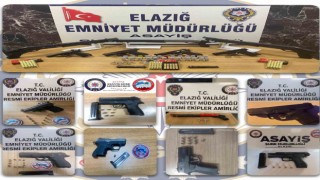 Elazığda ruhsatsız silah operasyonları