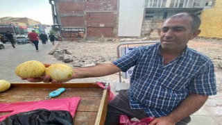 Elazığda susuz yetişen Kultik kavunu tezgahlarda