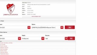 Elazığsporda yeni transferlerin lisansları çıktı