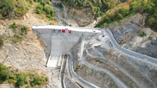 Eldeş hazneli barajı su tutmaya başlıyor