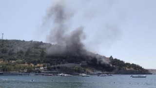 Erdekte korkutan yangın