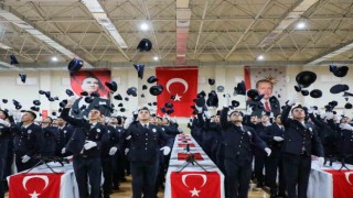 Erzincanda 428 polis adayı mezun oldu