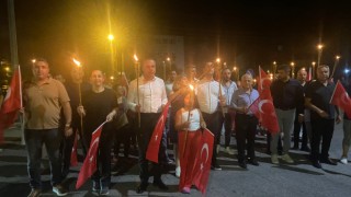 Erzin'de 30 Ağustos Nedeniyle Fener Alayı Yapıldı
