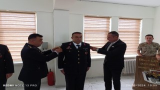 Erzin'de Terfi Alan Jandarma Personeli İçin Tören Düzenlendi