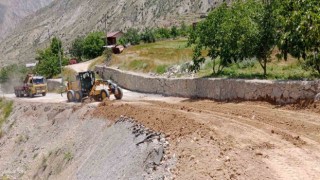 Erzurumda heyelan kamerada