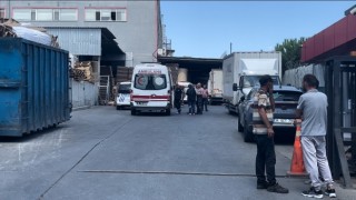 Esenyurtta iş yerinde feci kaza: 1 ölü, 1 yaralı
