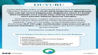 Eski tip sürücü belgesi uyarısı: Son tarih 31 Aralık