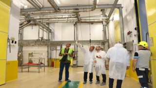 Eskişehir ekibi, üst düzey teknik donanıma sahip mezbahaya hayran kaldı