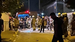 Fatihte çöken daire cep telefonu kamerasıyla görüntülendi