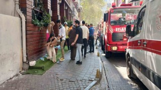 Fatihte otel yangınında mahsur kalan 6 kişi kurtarıldı