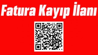 Fatura Kayıp İlanı