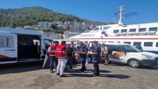 Fethiye-Marmaris feribotun düzensiz göçmenler yakalandı